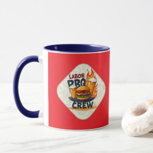 Labor Day BBQ Crew Badge Design – Holiday Grill Il Mug