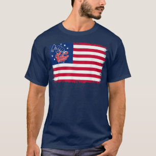 Labor Day Betsy Ross American Flag Workers Labor L T-Shirt