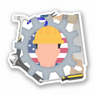 Labor Day Construction Worker