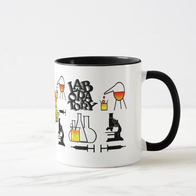 LABORATORY 4 SQUARE LOGO MUG (Right)