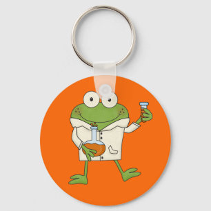 Laboratory Frog Key Ring