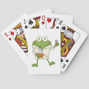 Laboratory Frog Playing Cards