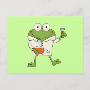 Laboratory Frog Postcard