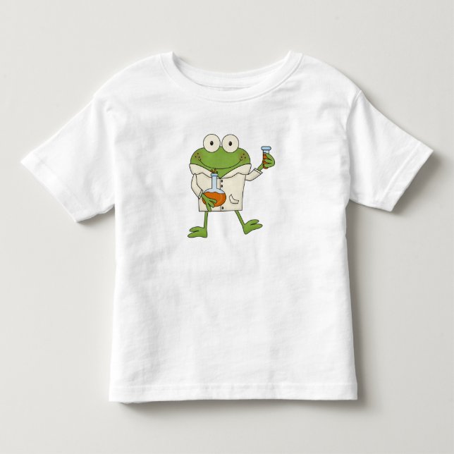 Laboratory Frog Toddler T-Shirt (Front)