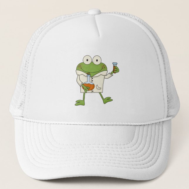 Laboratory Frog Trucker Hat (Front)