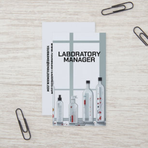 Laboratory Manager Lab Business Card