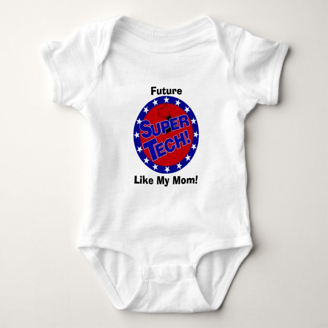 LABORATORY SUPER TECH! BABY BODYSUIT (Front)
