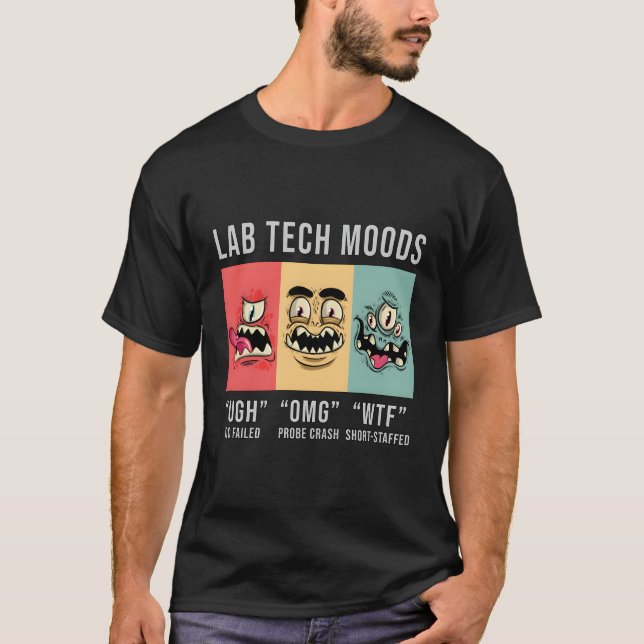 Laboratory Technician Medical Technologist Lab Tec T-Shirt (Front)