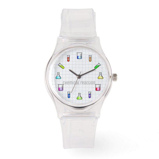 Laboratory Test Tubes Chemistry Lab Work Science Watch (Front)