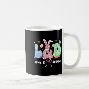 Labour and Delivery Nurse Easter Bunny Coquette Bo Coffee Mug