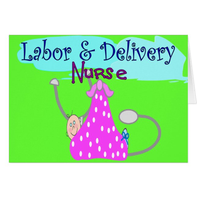 Labour and Delivery Nurse Gifts (Front Horizontal)