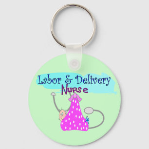 Labour and Delivery Nurse Gifts Key Ring