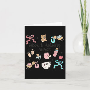 Labour And Delivery Nurse Graduation L&amp;d Nurse Card