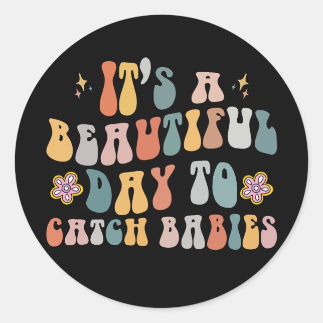 Labour and Delivery Nurse Graduation L&D Nurse  Classic Round Sticker (Front)