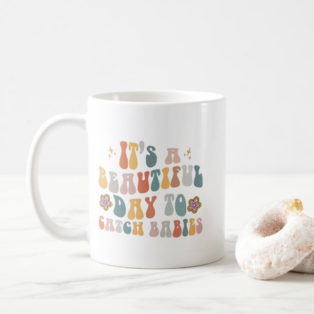Labour and Delivery Nurse Graduation L&D Nurse  Coffee Mug (With Donut)