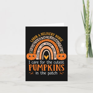 Labour And Delivery Nurse Halloween Landd Nurse Cu Card