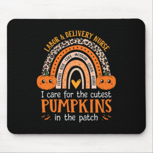 Labour and Delivery Nurse Halloween LandD Nurse Cu Mouse Mat