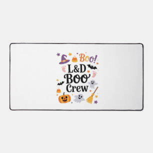 Labour and Delivery Nurse Halloween Pumpkin Ghost  Desk Mat