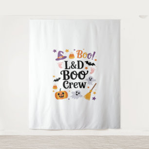 Labour and Delivery Nurse Halloween Pumpkin Ghost Tapestry
