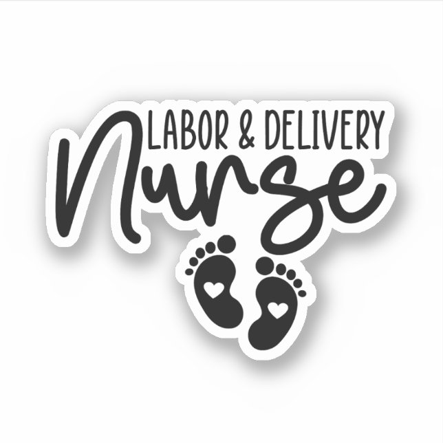 Labour and Delivery Nurse, L and D Nurse Gift (Front)