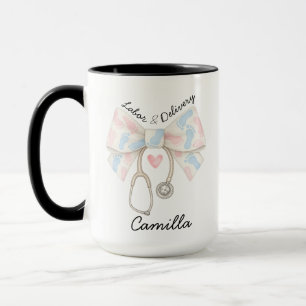 Labour and Delivery Nurse mug Personalised Labo