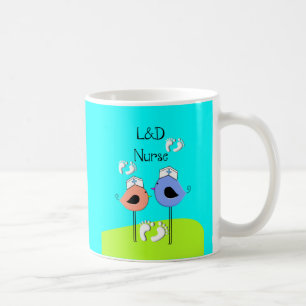 Labour and Delivery Nurse Nurse Birds Coffee Mug