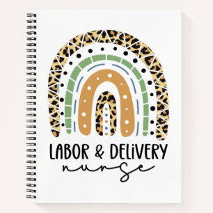 Labour and delivery nurse Rainbow L and D nurse Notebook