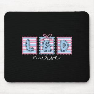 Labour and Delivery Nurse Swaddle ed Stamp Mother Mouse Mat