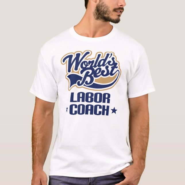 Labour Coach (Worlds Best) Mens T-shirt (Front)
