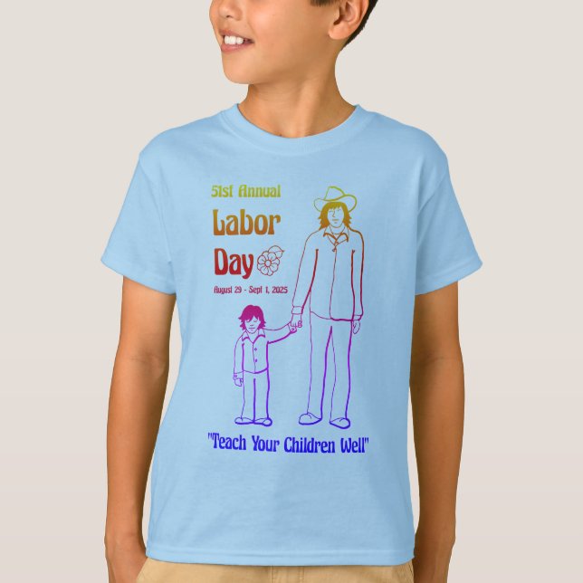 Labour Day 2025 Kid's T-Shirt (Front)