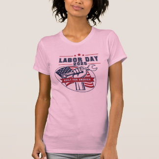Labour Day 2025 USA Fist T-Shirt