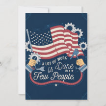 Labour Day: A Lot of Work Done by a Few People