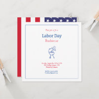 Labour Day Babecue Party Minimalist