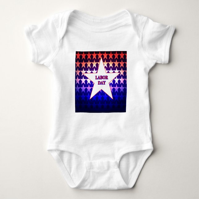 Labour Day Baby Bodysuit (Front)
