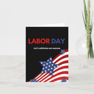 Labour Day card from company to employee (editable