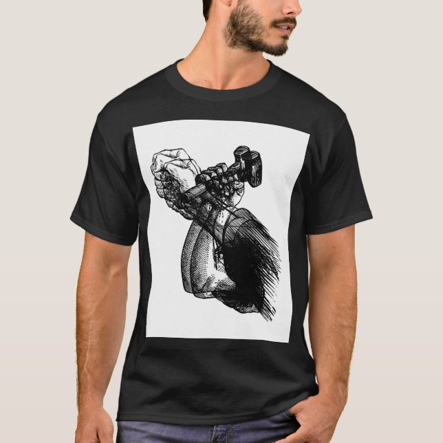 Labour Day Celebration – Honouring Hard Work & Ame T-Shirt (Front)