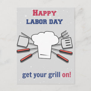 Labour Day Holiday Postcard