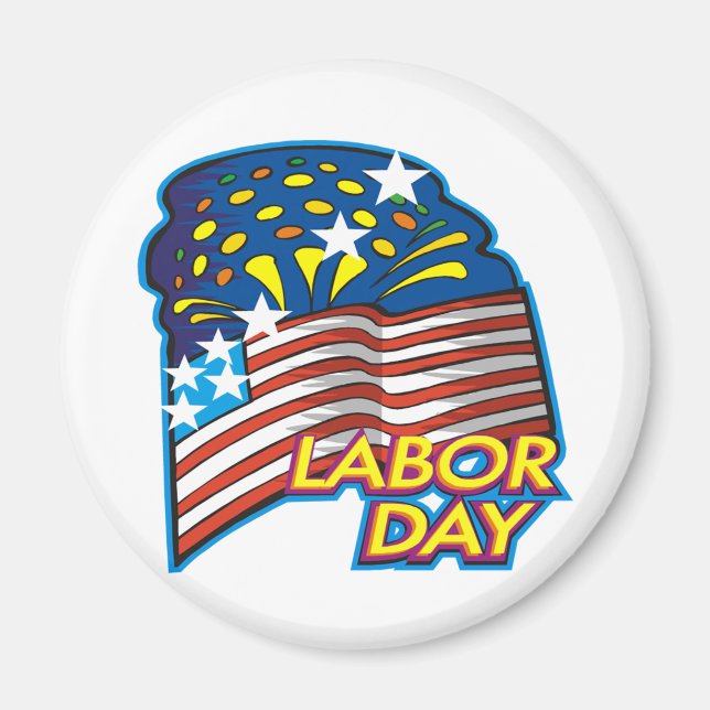 Labour Day Magnet (Front)