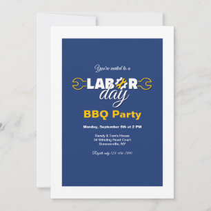 Labour Day Party Invitation