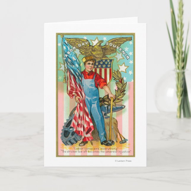 Labour Day Souvenir Card (Front)