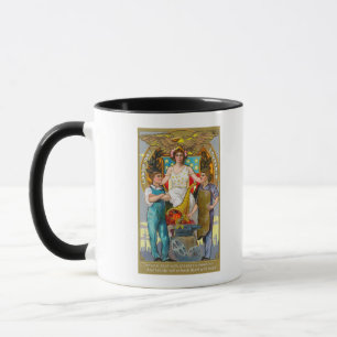 Labour Day Souvenir Laborers with Lady Justice Mug