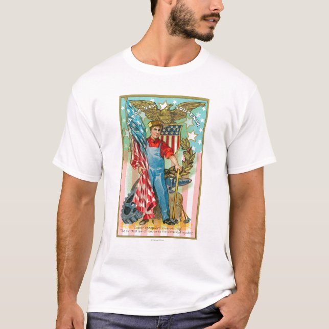 Labour Day Souvenir T-Shirt (Front)