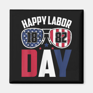 Labour Day Sungles 1882 American Flag Men Women Ki Magnet