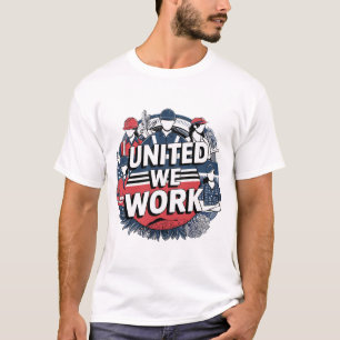 Labour Day T-Shirt Patriotic Workers Design