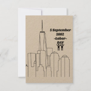 labour day thank you card