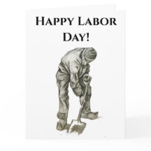Labour Day Van Gogh Working Man Drawing
