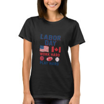 Labour Day Women’s Sports T-Shirt 🇺🇸🇨🇦