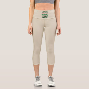 Labour & Delivery Lucky Charm Nurse Shamrock Capri Leggings