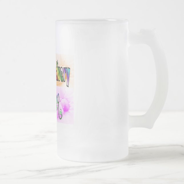 Labour & Delivery Nurse Frosted Glass Beer Mug (Right)