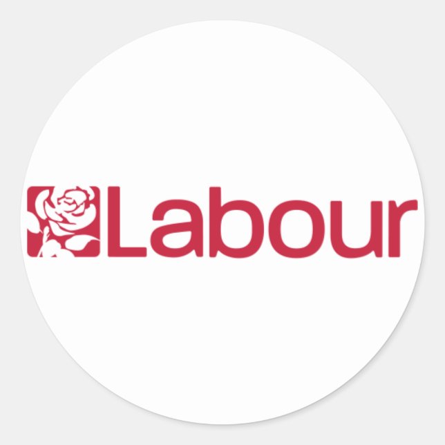 Labour Party Logo Classic Round Sticker (Front)